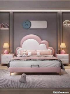 佛山大厂货，高质量仿真皮，实木床边，高密度海绵，带实木床板，全新包装，特价处理 - 吉安28生活网 ja.28life.com